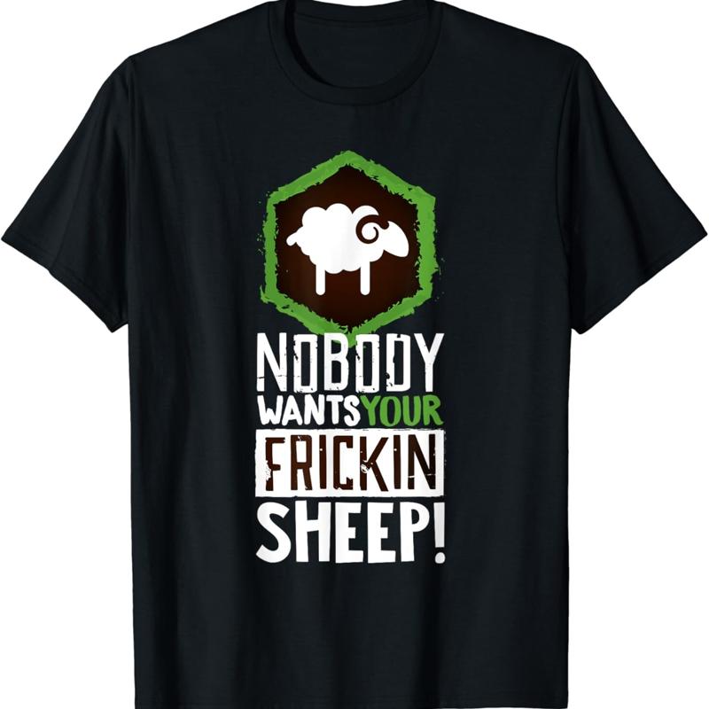 Nobody Wants Your Sheep T Shir - đánh giá và giá Board Game Geek