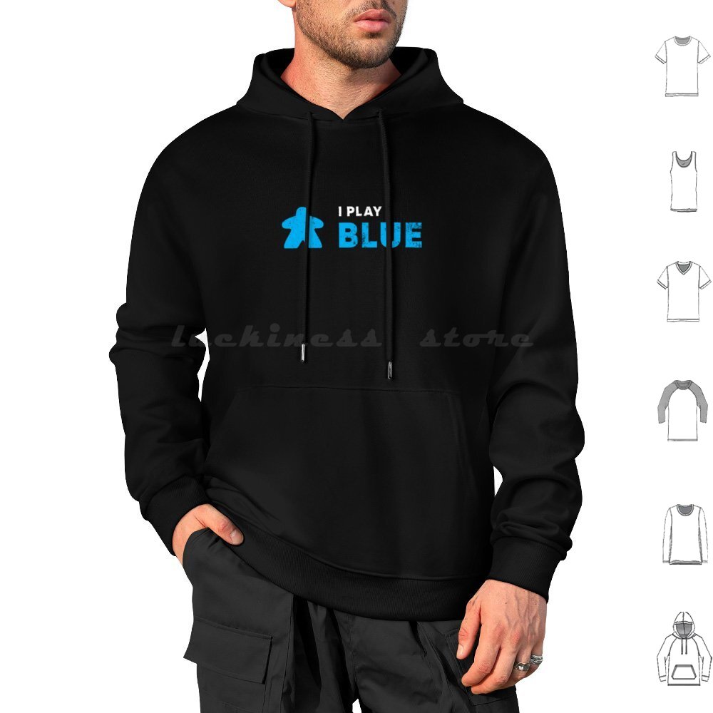 I Play Blue Hoodie Cotton Long - đánh giá và giá Board Game Geek