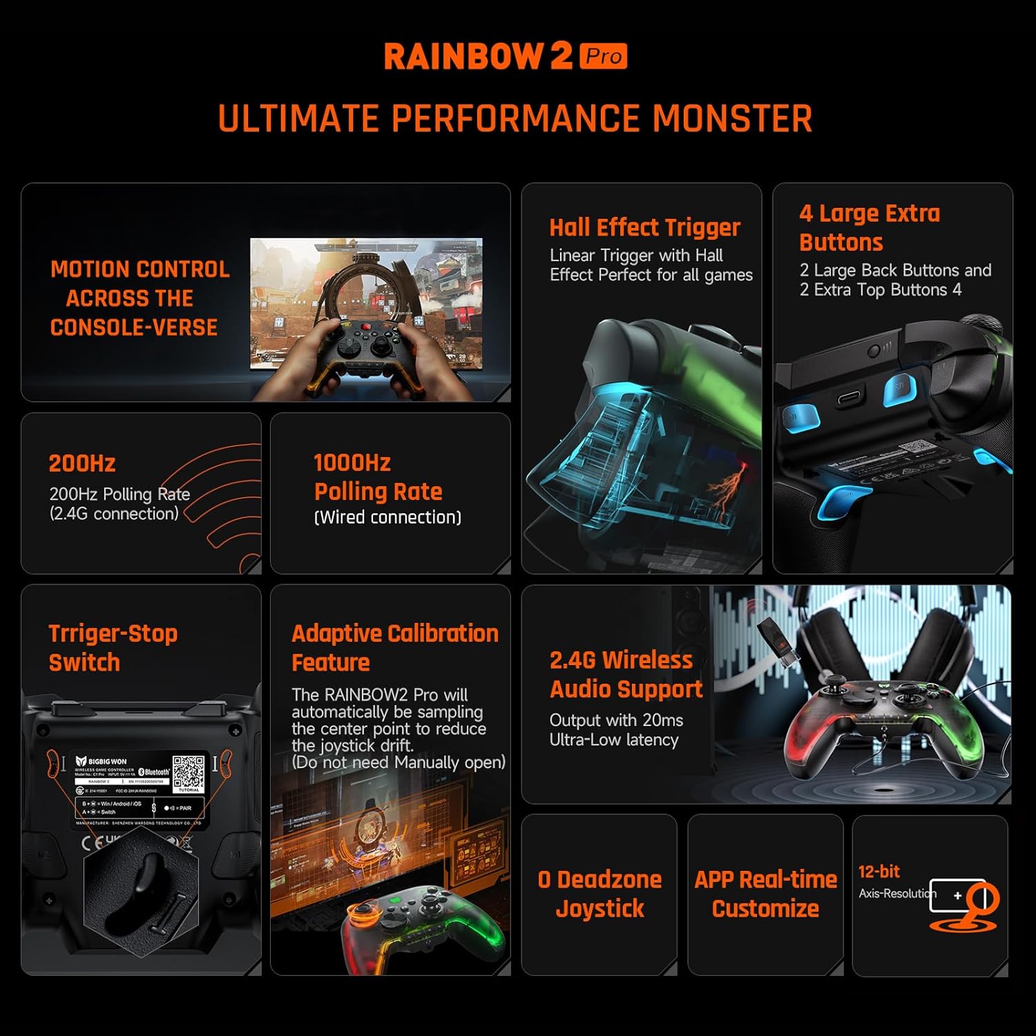BIGBIG WON Rainbow 2 Pro Wirel - đánh giá và giá Board Game Android