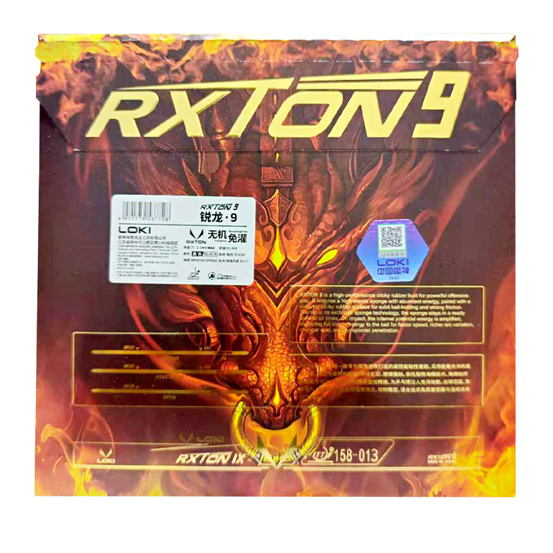 LOKI RXTON 9 Table Tennis Rubb - đánh giá và giá Board Game Table