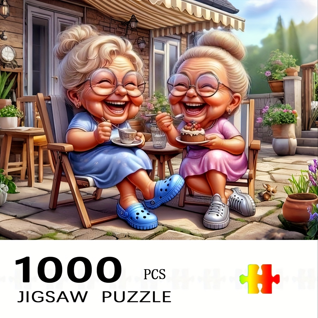 1000pcs Grandma'S Afternoon Te - đánh giá và giá Jigsaw Puzzle Adult