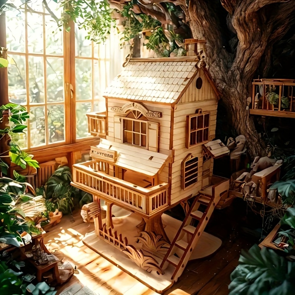 3D Jigsaw Puzzle House Treehou - đánh giá và giá Jigsaw Puzzle Adult