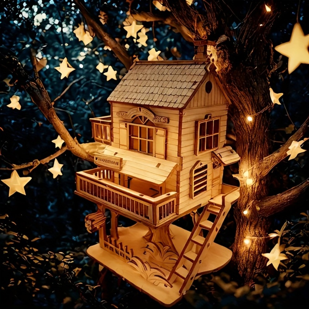 3D Jigsaw Puzzle House Treehou - đánh giá và giá Jigsaw Puzzle Adult