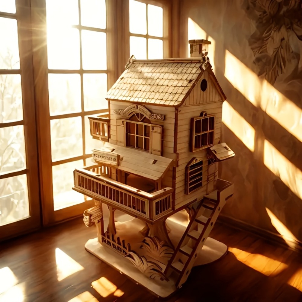 3D Jigsaw Puzzle House Treehou - đánh giá và giá Jigsaw Puzzle Adult