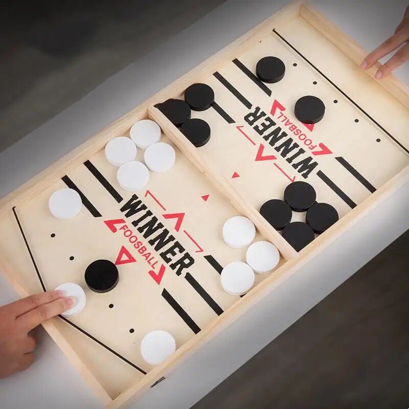 Table Hockey Paced Sling Puck  - đánh giá và giá Board Game Ludo