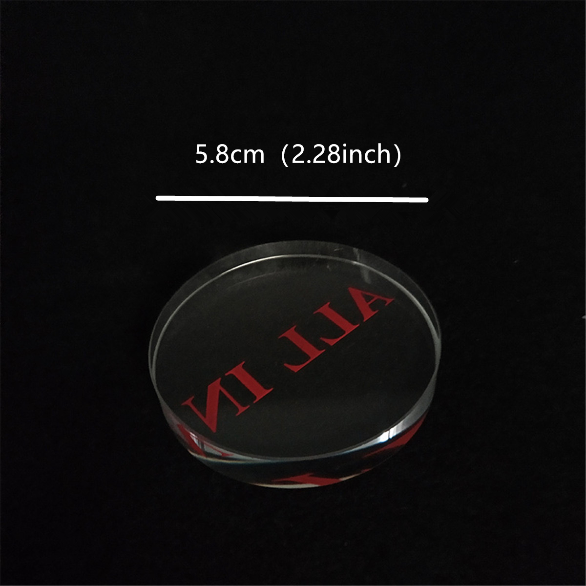1 Pc Clear Red font Glass ALL  - đánh giá và giá Board Game Font